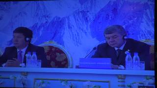 Суханронии Навоз Шариф, сарвазири Покистон дар конфронси "Об барои хаёт"