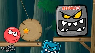 Red Ball 4 Два Уровня Перед БОССОМ! Приключения Красного ШАРИКА