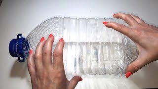 Это можно сделать из большой пластиковой бутылки. Поделки из пластиковых бутылок.