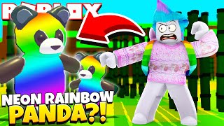 *NEW* RAINBOW NEON PANDA PET in Adopt Me! LEGENDARY Rainbow Pets! Roblox Adopt Me Update