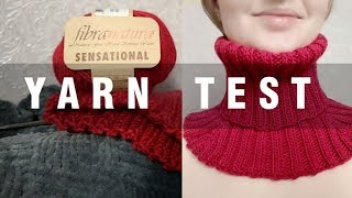 Обзор пряжи FibraNatura SENSATIONAL || Готовое изделие из неё!