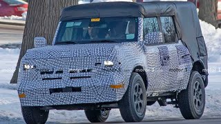 2021 Ford Bronco Spy Video- Caught On Public Roads