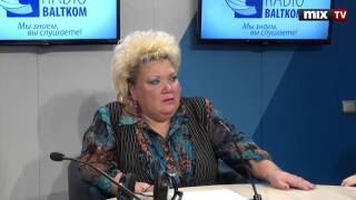 Певица Ольга Пирагс в программе "Зеленая лампа"