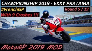 MotoGP 2019 MOD | #FrenchGP | Ekky Pratama | Championship 2019 | GAMEPLAY