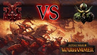 Khorne vs Nurgle - Warriors of Chaos - EPIC BLOODTHIRSTER OF DOOM | Total War: Warhammer