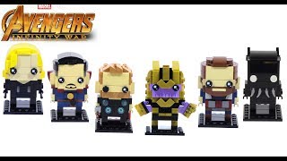 LEGO Avengers Infinity War BrickHeadz Mocs