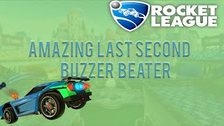 Rocket league: Amazing Buzzer Beater!