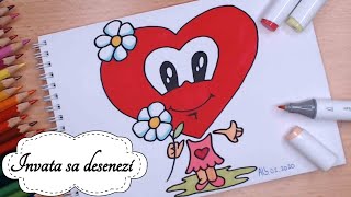 Cum se deseneaza o Inima dragalasa de Valentines Day ?