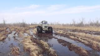 Вездеход Соломономобиль-9, торфяная ямка 4
