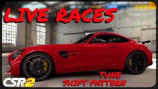 CSR Racing 2 -Mercedes AMG GT R - Tune & shift pattern - Live races