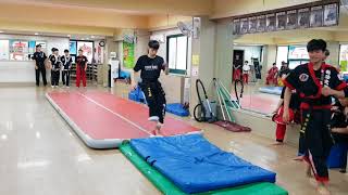 특공무술 연합수련 중 체조영상