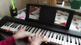 Как играть красивую мелодию двумя руками. Продолжение.