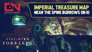 Destiny 2 - Imperial Treasure Map Weekly Bounty - Near the Spine Burrows on IO - Chest Location