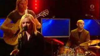 Fredrika Stahl with band on Swedish Television.