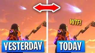 The TILTED TOWERS METEOR Is Getting BIGGER Every Day? (Fortnite Tilted Towers Destroyed Theory)