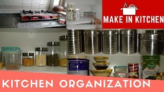 Kitchen organization ideas in Tamil | Kitchen tour in Tamil | Kitchen storage ideas | MakeinKitchen