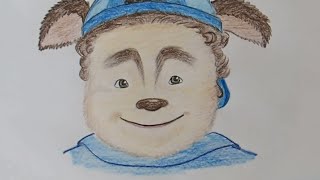 Учимся рисовать Барбоскины Тимоха