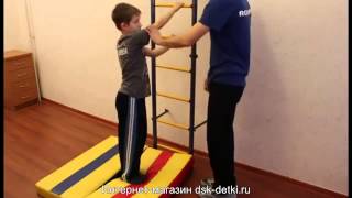 Комплекс упражнений для домашней шведской стенки.