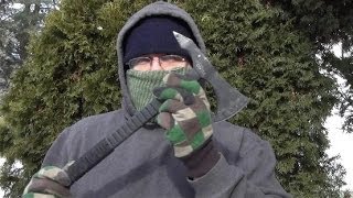 Schrade Extreme Tomahawk SCAXE4 Testing Review