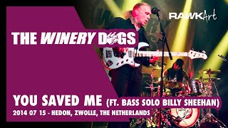 The Winery Dogs - Bass Solo Billy Sheehan / You Saved Me - 2014 07 15, Hedon, Zwolle, Holland