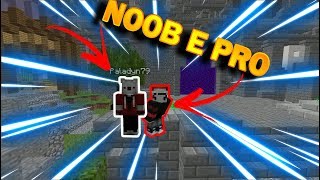 NOOB E PRO JUNTOS NO SKYWARS! - (Minecraft)
