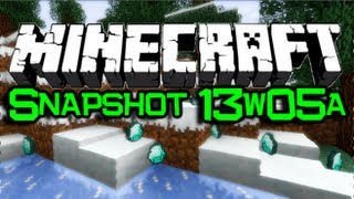 Minecraft Snapshot 13w05a! - NEW! Layered Snow, Bone Meal Tweaks & MORE! (Minecraft 1.5)