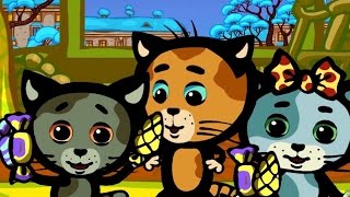 Да, папа! - песенки для детей (Nursery rhymes) - Три котенка: Считалочки