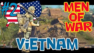 Прохождение мода В тылу врага Штурм 2 - Вьетнам. Кампания за США| Mods Men of War  - Vietnam