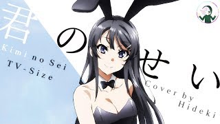 Seishun Buta Yarou wa Bunny Girl Senpai no Yume wo Minai OP 【 Kimi no Sei 】 ( Cover / 歌ってみた ).