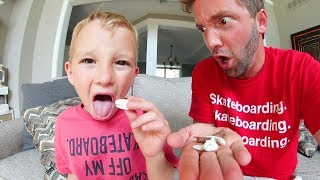 FATHER & SON EAT BUGS!? / Chocolate Covered