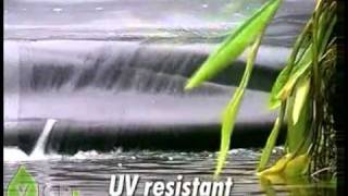 Призентация бутилкаучуковой пленки EPDM Pond Liner, монтаж