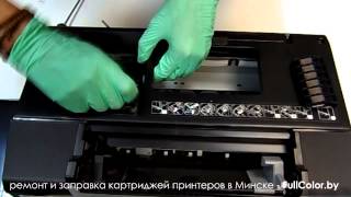 Инструкция замена печатающей головки в принтере EPSON
