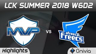 MVP vs AFS Highlights Game 1 LCK Summer 2018 W6D2 MVP vs Afreeca Freecs by Onivia