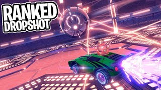 RANKEADAS DE DROPSHOT É O MODO MAIS EMOCIONANTE! - Rocket League