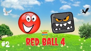 Веселый КРАСНЫЙ ШАРИК и Злой черный квадрат Part 2