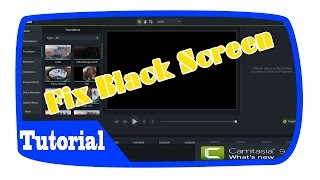 Fix Camtasia Studio 9 Blank Screen Error