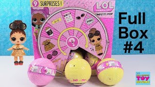 LOL Surprise Confetti Pop Doll Full Case Unboxing #4 Toy Review | PSToyReviews