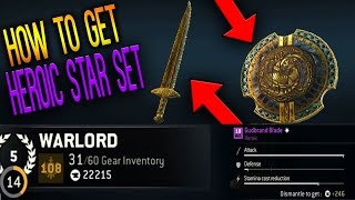 FASTEST WAY TO GET HEROIC STAR GEAR - For Honor High Level Warlord Gear!