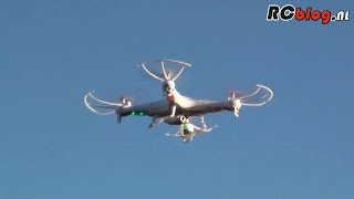 Syma X5C-1 Explorers Quadcopter + HD Camera video review (NL)
