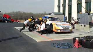 NASCAR's Roush Fenway Racing Pit Practice