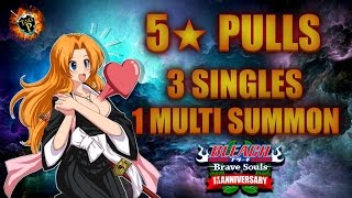 Bleach Brave Souls - Step Up Summons - [5*] 3 x Singles and 1 Multi Summon