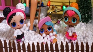LOL SURPRISE DOLLS Snow Day & Winter Fun!