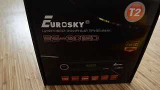 Обзор (распаковка) тюнера (ресивера) Т2 Eurosky ES-3015D