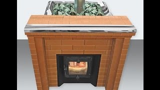 Кирпичная банная печь с порталом по цене железяки.)))