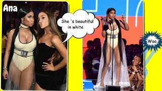 Nicki Minaj's Outfit VMAs 2018 ohh She's beautiful in white?
