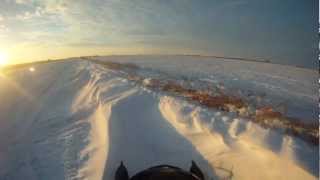 Snowmobile Gopro ditch riding a T660 Turbo Watch in 720 for best quality !