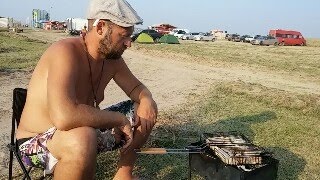 Live video КРЫМ 2016 / ОЛЕНЕВКА / ТАРХАНКУТ / ЖАРИМ ШАШЛЫК Ч.2