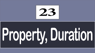 23 - ( CSS3 Tutorial ) Transition : Property , Duration