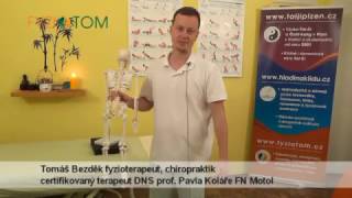 www.fyziotom.cz - Odblokování přechodu krční - hrudní (C-Th) páteře sám na sobě