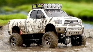 RC Trucks OFF Road - Mudding 4x4  - Model: Tamiya - Toyota Tundra, Crawler King - Dodge RAM